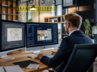 KI Bild Mann am Computer