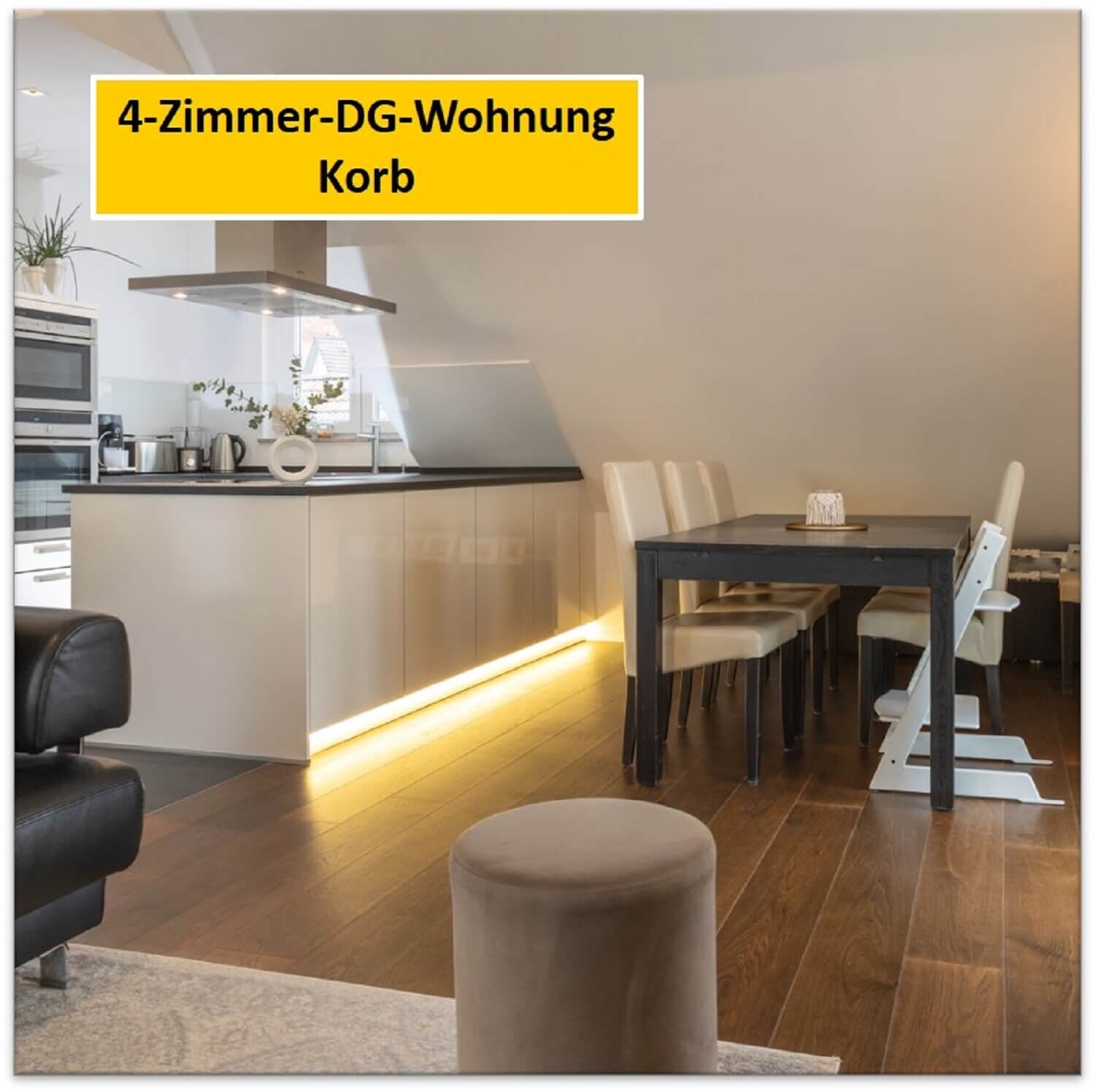 4-Zimmer-DG-Wohnung Korb