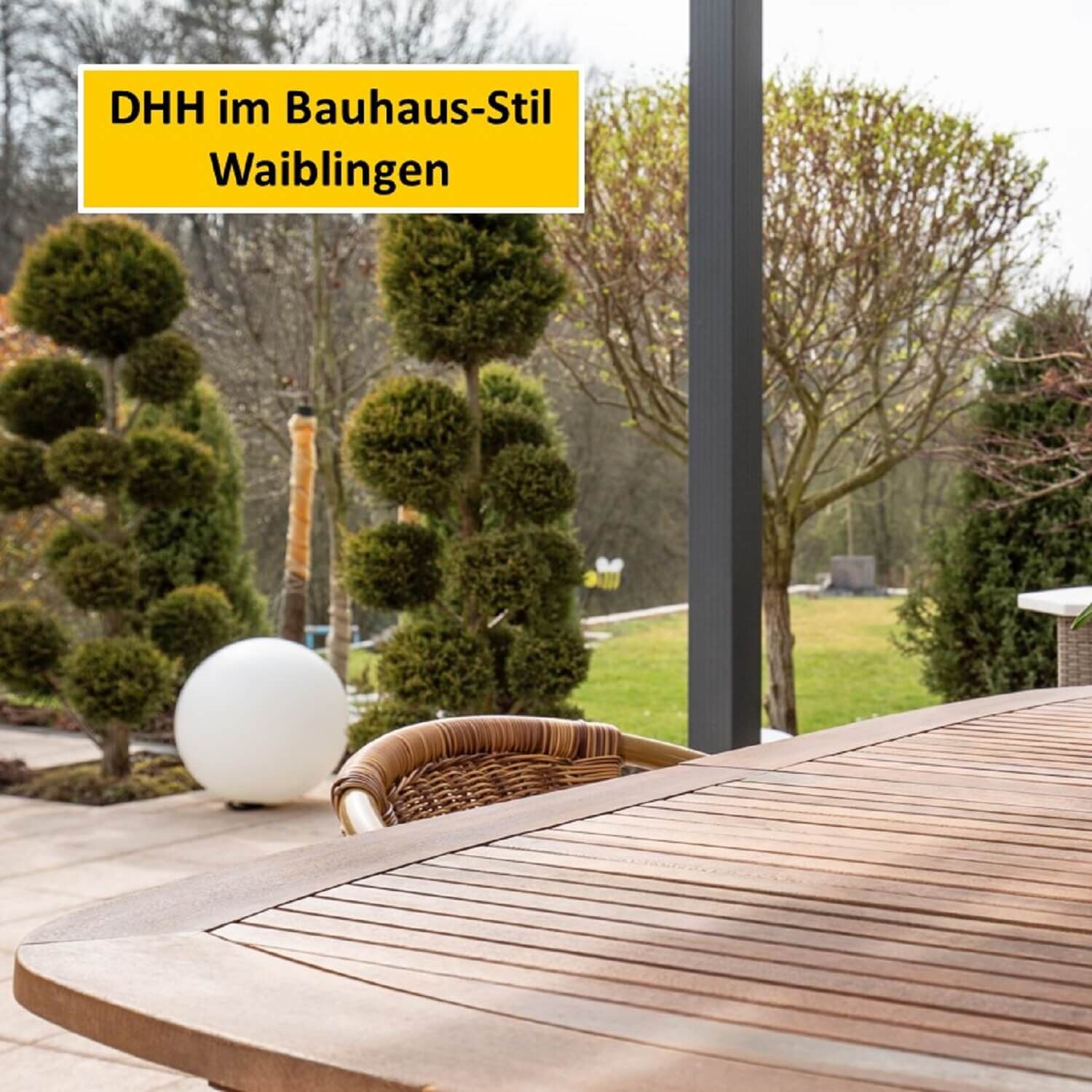 DHH im Bauhaus-Stil Waiblingen